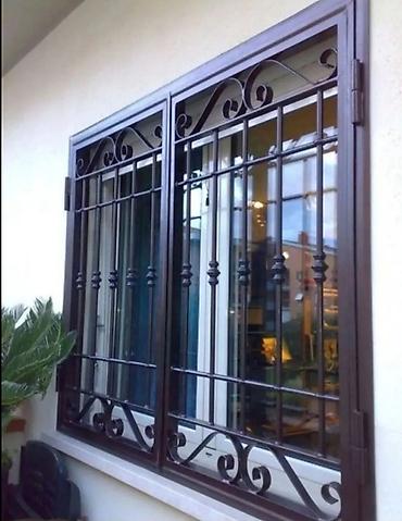 Barmaqlıqlar: Dəmir pəncərə barmaqlıqları – dekorativ və təhlükəsizlik üçün. - — 18