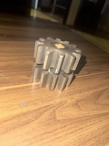 reduktor satilir: Metaldan ikiqat dişli (spline) dişli çarx - Material: bərk polad — 1