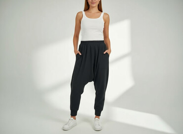 spodnie dresowe jogger damskie allegro: Spodnie damskie, rozmiar M