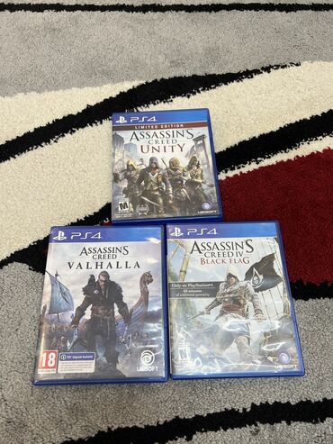 диски на пс 4: Assassins Creed Unity- продано Assassins Creed Valhalla Assassins