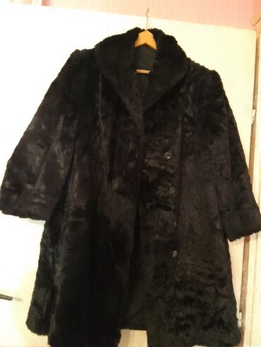 bunde od veštačkog krzna: 2XL (EU 44), With lining, Faux fur, color - Black