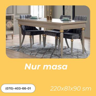 Столы: Гостиный стол, Новый, Раскладной, Прямоугольный стол, Азербайджан