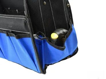 Setovi alata: Otvorena torba za alat sa metalnom ručkom Dimenzije: 11 + 7 pregrada — 7