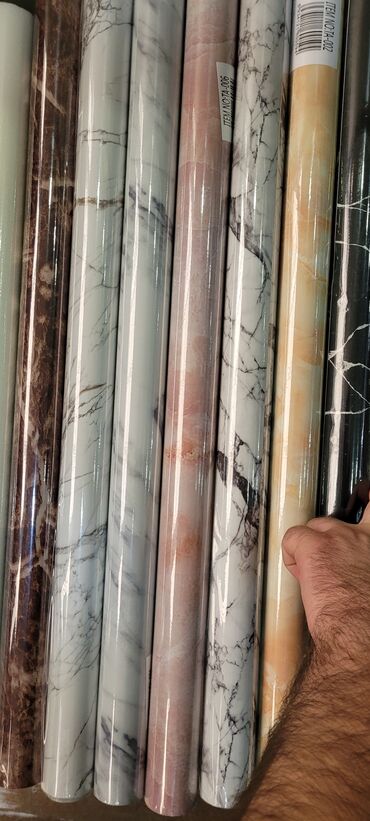 Kağız oboylar: Hamam Ucun Suya Istiye Davamli Viniller. Rulonla Satilir Hercur Reng — 7