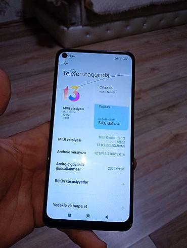 Redmi Note 9, 64 GB, rəng - Bənövşəyi