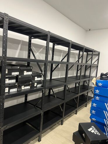 Sifarişlə stelajlar: Anbar və mağazalar üçün metal rəf sistemi - Material: qalın metal — 5