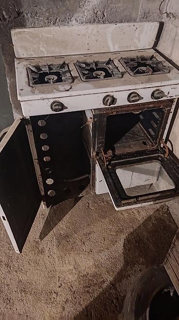 чоор фото: Газдык плита, Колдонулган, Полго орнотулма, түсү - Ак, Толук төлөө — 1