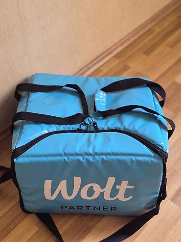 Restoran, kafe avadanlığı: Wolt Partner termal çatdırılma çantası - Rəng: Wolt mavi - Material — 2