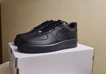 nike air force 1 black: Мужские кроссовки, 43, Nike, Новый, цвет - Черный, Бесплатная доставка, Платная доставка