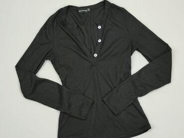 czarne bluzki z cekinami: Bluzka Prettylittlething, XS (EU 34), stan - Dobry