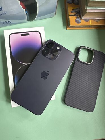 редми нот 13 про 256: IPhone 14 Pro Max, Колдонулган, 256 ГБ, Deep Purple, Коргоочу айнек, Каптама, Кабель, 90 %