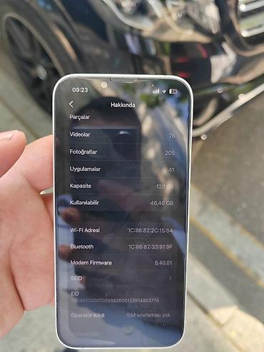aple: IPhone 13, 128 GB, Starlight, Face ID, Barmaq izi — 10