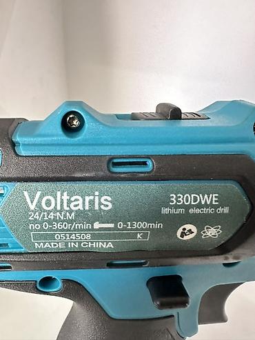 шрупы: Аккумуляторная дрель‑шуруповерт Voltaris 21V MAX/XR в комплекте — 7