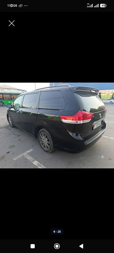 Унаа: Toyota Sienna: 2012 г., 3.5 л, Автомат, Бензин, Вэн/Минивэн — 3