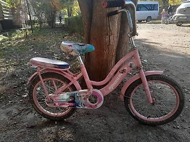 Детский транспорт: Детский велосипед, 2-колесный, 4 - 6 лет, Для девочки, Б/у — 2