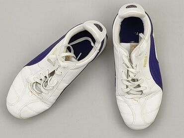 białe bluzki azurowe: Sneakersy damskie, 37, Puma, stan - Dobry