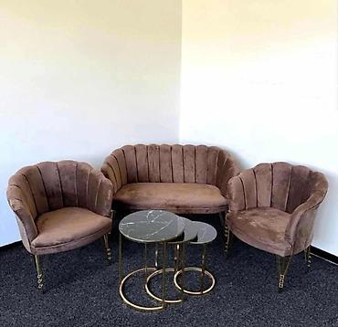 Stilske garniture: Shell set ( 2 fotelje + dvosed ) -Cena za set : 520e Pojedinačno na lalafo.rs — 8 Stilske garniture: Shell set ( 2 fotelje + dvosed ) -Cena za set : 520e Pojedinačno — 8