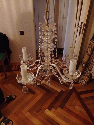 lüstür: Çılçıraq, 5 lampa, Şüşə — 1