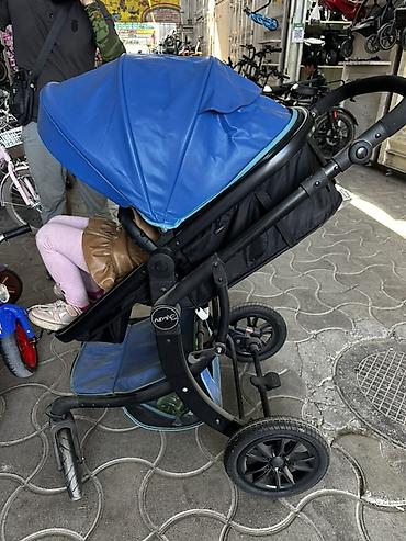 магинки для парка: Детская прогулочная коляска с большим капюшоном идеальном состоянии — 1