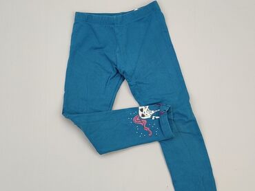 spodnie na szelkach dla dziewczynki: Legginsy dziecięce, Little kids, 5-6 lat, 110/116, stan - Dobry