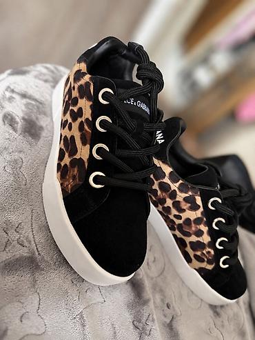 кийии: Кроссовкалар, 38, 38.5, Dolce & Gabbana, Жаңы, түсү - Кара — 1