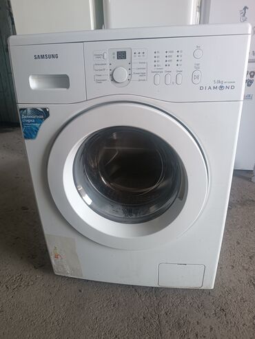 корейская стиральная машина: Стиральная машина Samsung, Б/у, Автомат, До 5 кг, Компактная