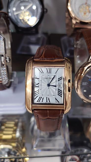 Aksesuarlar: Cartier Tank Divan tərzində klassik kişi qol saatı - Korpus — 2