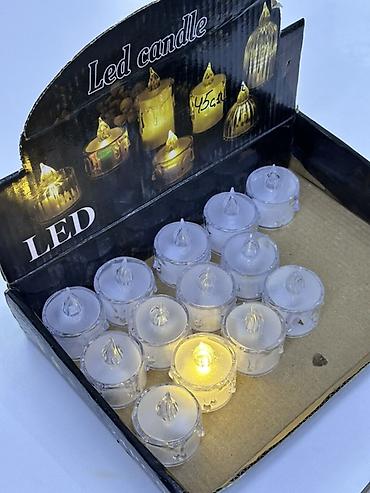 Декор и интерьер: LED-свечи-таблетки с мерцающим теплым светом - Компактный формат «tea — 1