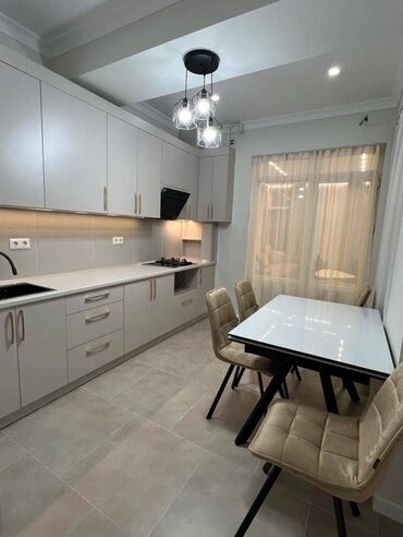 квартира джал мкр: 4 комнаты, 90 м², Элитка, 3 этаж, Дизайнерский ремонт