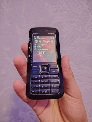 telfon qablari: Nokia 8000 4G, 1 TB, rəng - Qara, Düyməli, Barmaq izi, İki sim kartlı