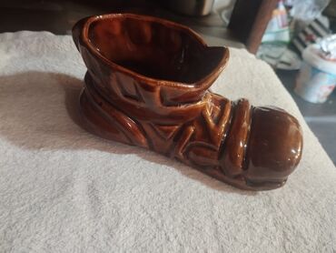 купить подарок мужчине: Keramika dekor qab – “Çəkmə” forması - Material: yüksək keyfiyyətli