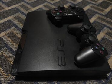 PS3 (Sony PlayStation 3): Playstation 3. Комплект шнуров, 2 геймпада, HDMI шнур
