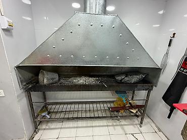 barbeku manqal: Manqal 2.10 ölçüdə içi türk kömürü ilə. 1 ay istifadə olunub. Ayrı — 1