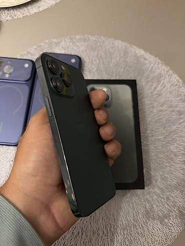 iphone baki: IPhone 13 Pro, 128 GB, Alpine Green, Face ID — 2