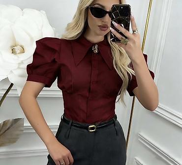 blondi: Elegantna ženska košulja sa kratkim rukavima i puf detaljima 2200 din — 7