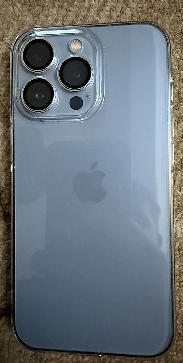 ipone se: IPhone 13 Pro, Б/у, 256 ГБ, Sierra Blue, Защитное стекло, Чехол, 81 % — 2