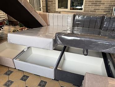 Односпальные кровати: Односпальная тахта с подъёмным коробом - Компактная тахта с вшитым — 41