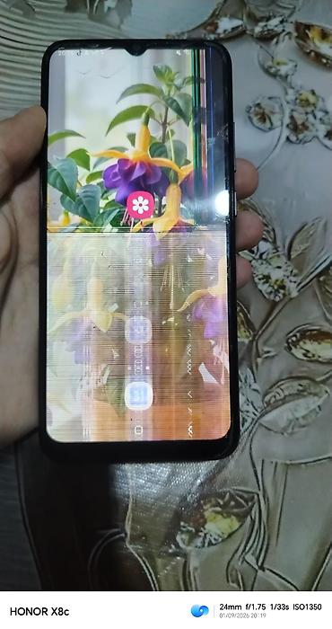 iphone x ekran: Samsung Galaxy A02 S, 32 GB, rəng - Qara, Sensor, İki sim kartlı, Face ID — 3