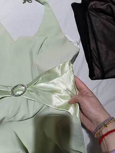 Haljine: Elegantne haljine – 2 kom 1) Svetlozelena koktel/večernja haljina - — 12