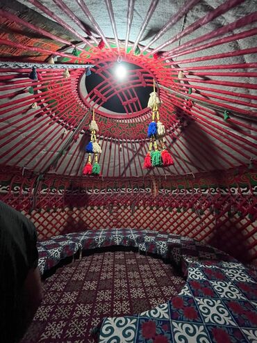 Аренда юрт: Аренда юрты, Каркас Деревянный, 75 баш, С полом, Самовар, Стулья at lalafo.kg — 7 Аренда юрт: Аренда юрты, Каркас Деревянный, 75 баш, С полом, Самовар, Стулья — 7