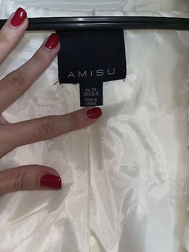 muški svečani prsluk: AMISU ženska jakna/kaput od veštačkog krzna - Model: kaput od mekog — 1