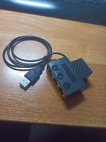 4-портовый USB‑хаб - Подключение: USB‑A (кабель встроенный). - Порты