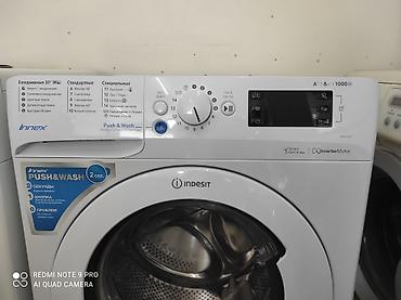 indesit: Стиральная машина автомат "Индезит" 8 кг, состояние новой машинки — 2