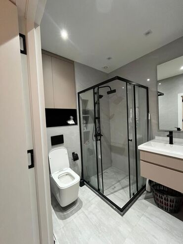 Uzunmüddətli kirayə mənzillər: Müasir dizaynda tam mebel və texnika ilə təchiz olunmuş 2 otaqlı — 17