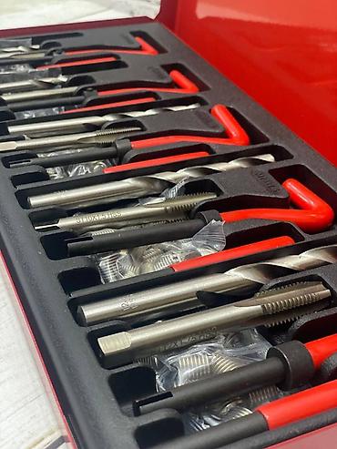ключ ремонт: Набор для восстановления резьбы (Thread Repair Set) в металлическом — 2