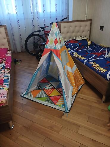 toy sac duzumleri: Uşaq üçün rəngarəng tipi-çadır - Model: ev şəraitində oyun üçün tipi — 2
