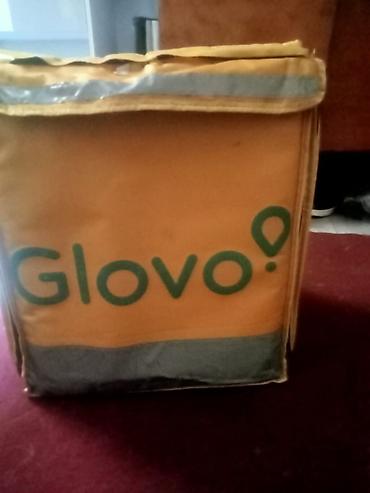 сумка глово: Термо-рюкзак курьерский Glovo (желтый) - Формат: жесткий квадратный — 2