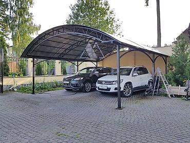 Навесы: Навес, Арочный, Металл, Поликарбонат — 9