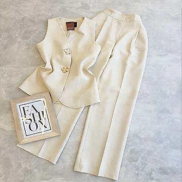 Kompleti: ✨Ženski dvodelni komplet – prsluk bez rukava i ravne pantalone ✅3200 — 11