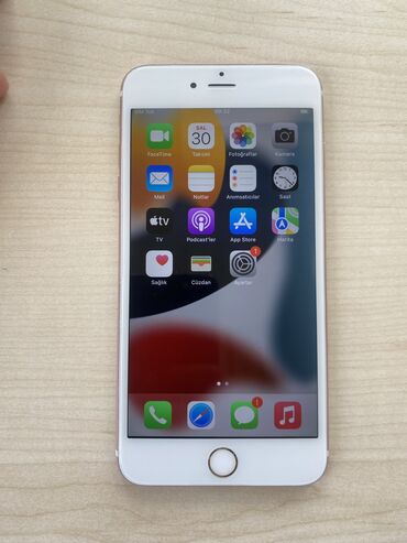 apple 4s: IPhone 6s Plus, 16 GB, Çəhrayı, Barmaq izi